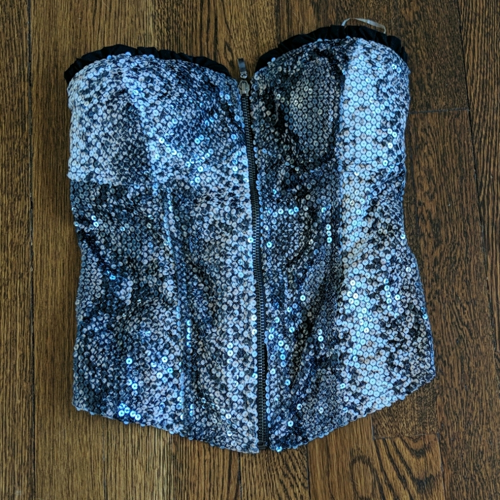 Sequin Fashion Corset Top